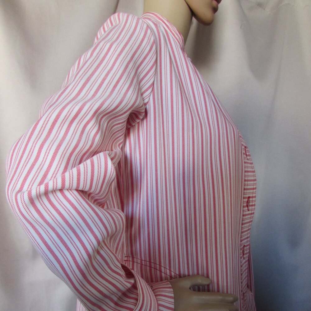 Vintage Toni Todd Jacket & Dress in Red White Ticking Stripe - Picture 10 of 15